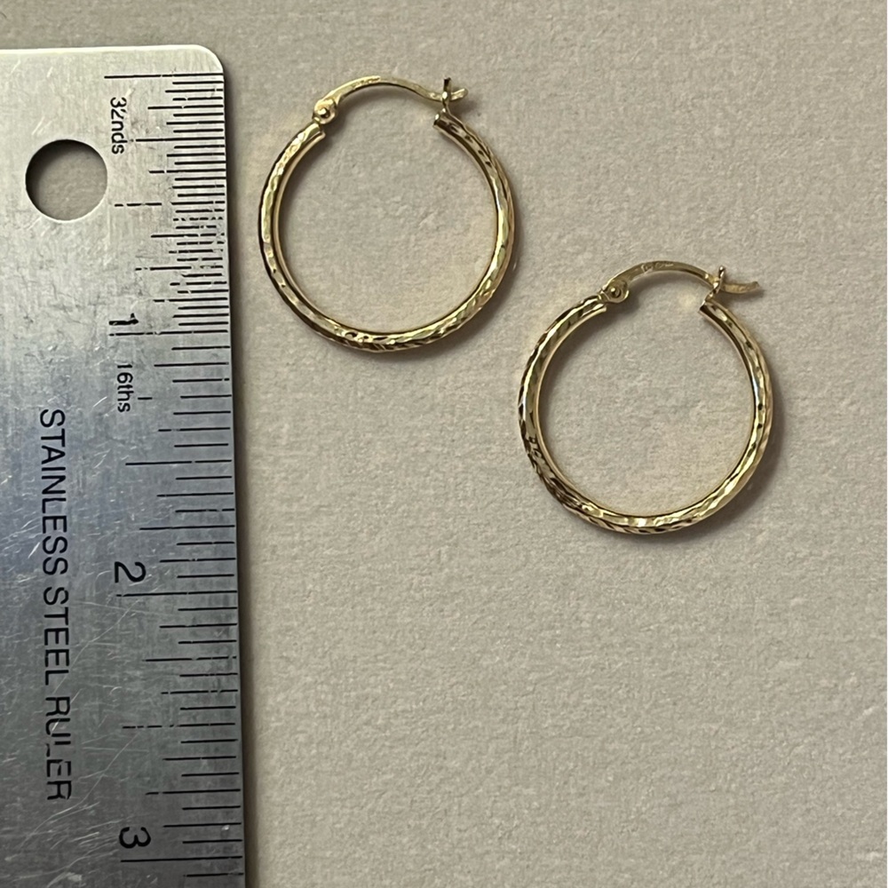 Elegant Gold Hoop Earrings